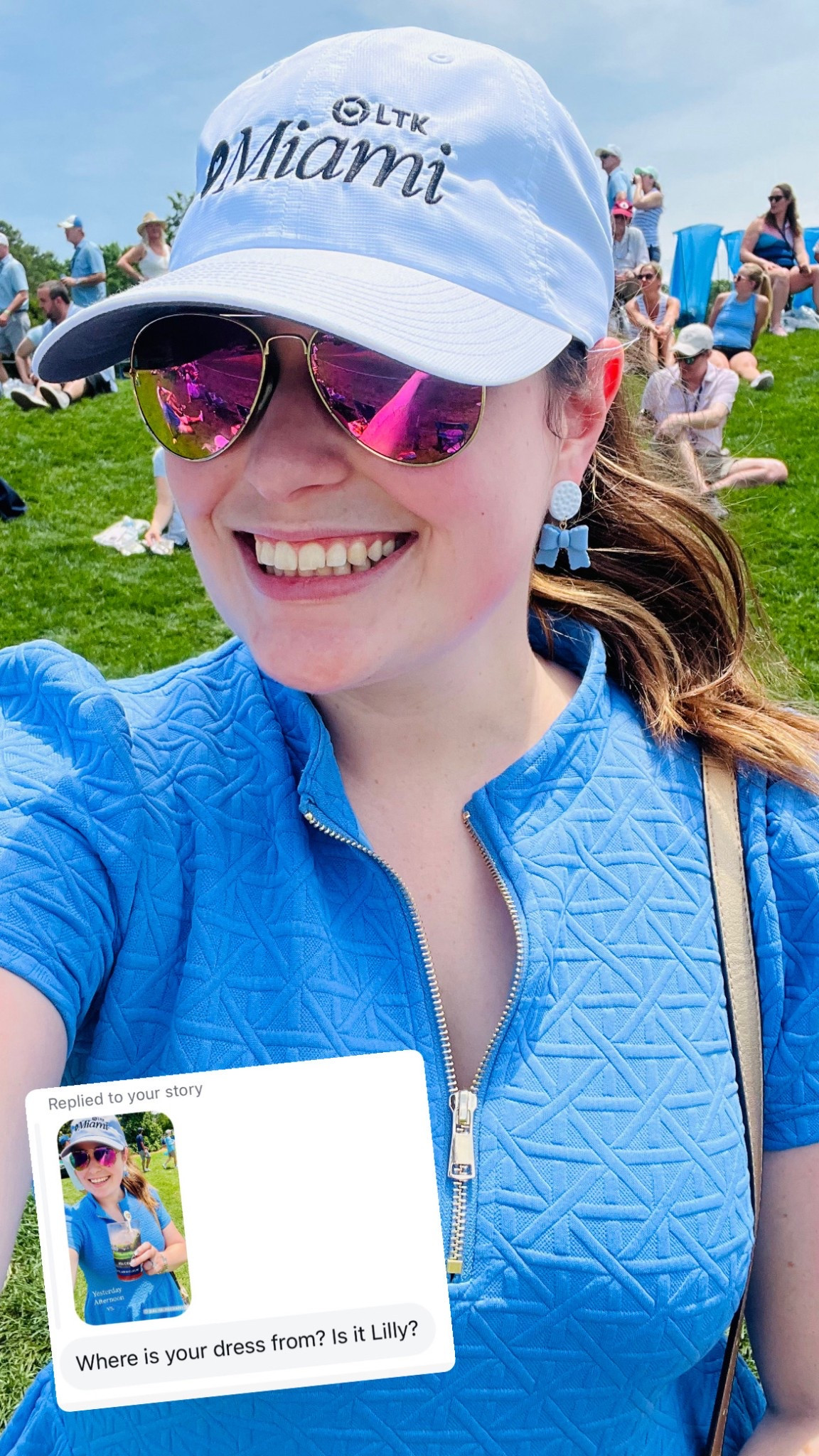 Perfect Golf Tournament Outfit!! ⛳️ Obsessed with the quality and fit of this dress. Looks so cute and preppy like Lilly Pulitzer, but a fraction of the price! 

#LTKFindsUnder100 #LTKActive
