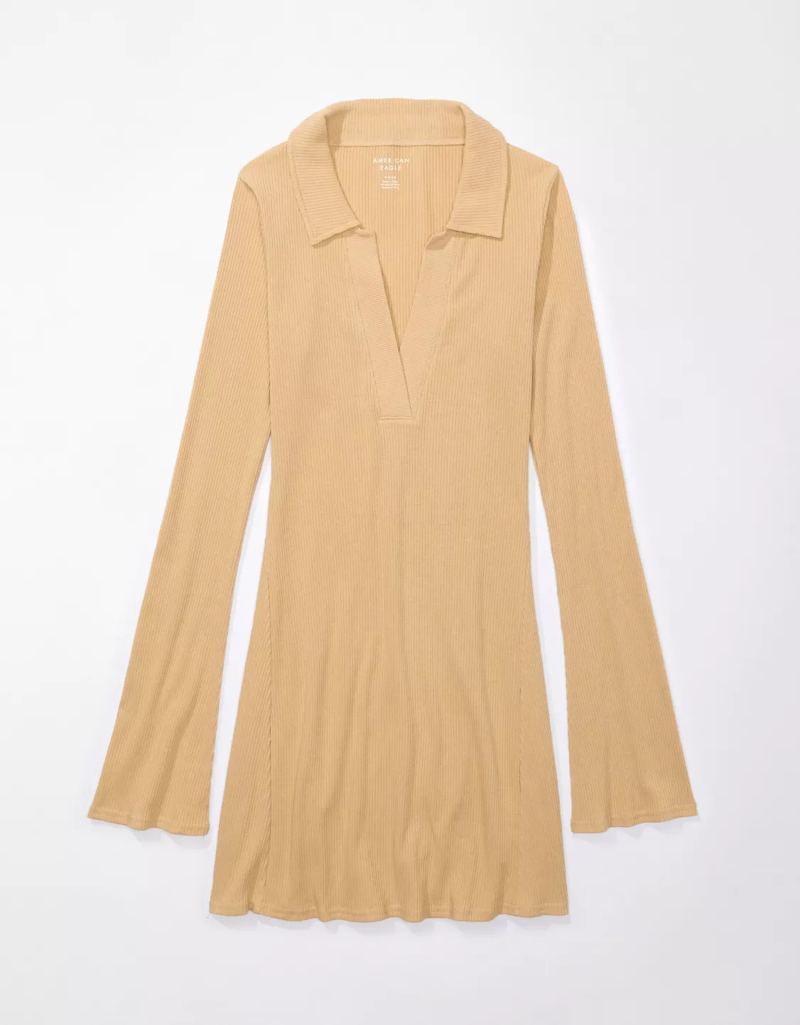 AE Collared Knit Mini Dress | American Eagle Outfitters (US & CA)