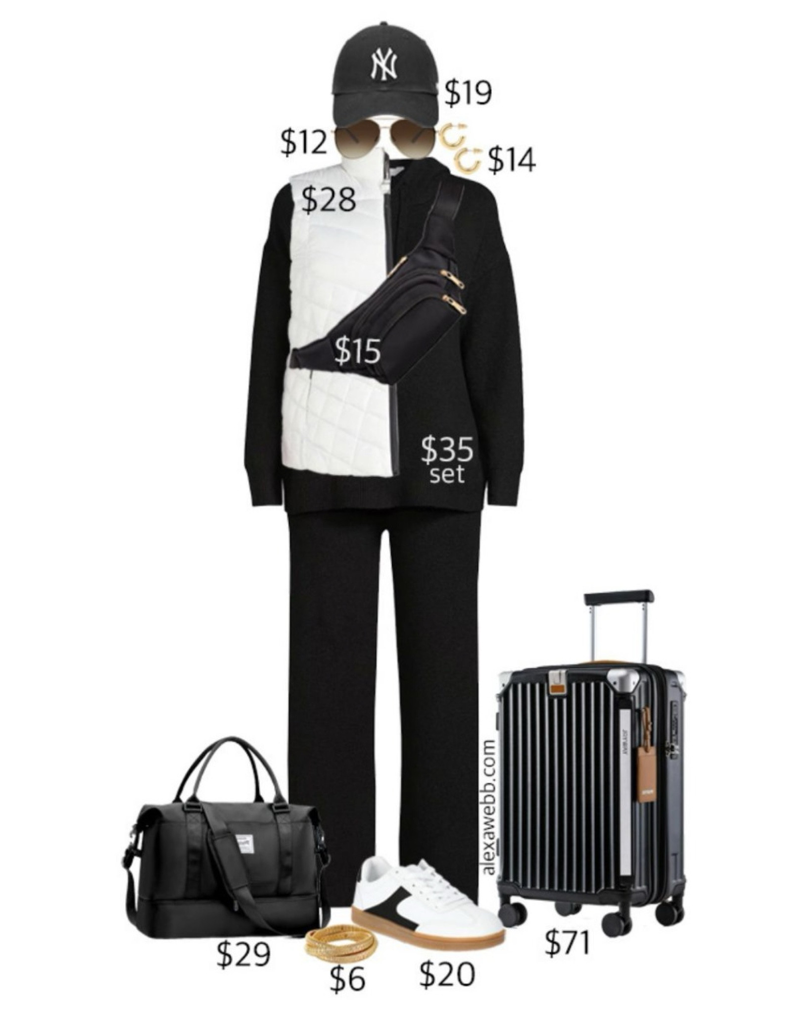 Plus Size on a Budget – Airport Outfit with @Walmart.  This plussize easy casual outfit is perfect for traveling this fall. #walmartpartner Start with a matching hoodie sweater set.  Cozy!  It is available in sizes XS – 4X.  Don’t you just love #walmartfashion?  I do!  Top this sweater set with a puffer vest and extra large fanny pack worn across the body. So chic and so easy! @walmartfashion Alexa Webb #plussize

#LTKTravel #LTKPlusSize #LTKFindsUnder50