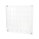 russell+hazel Acrylic Monthly Wall Calendar, Clear and Gold-Tone, Includes Wet Erase Markers and ... | Amazon (US)