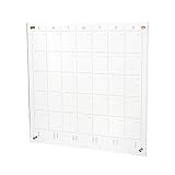Amazon.com : russell+hazel Acrylic Monthly Wall Calendar, Clear and Gold-Tone, Includes Wet Erase... | Amazon (US)