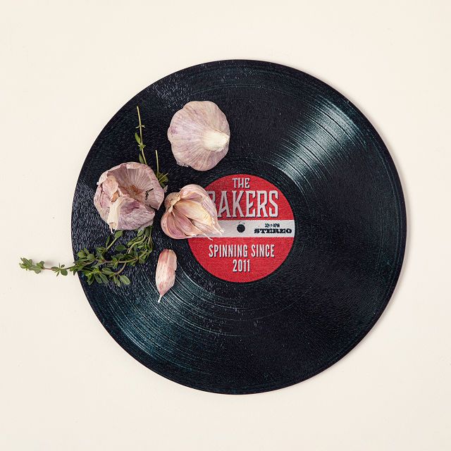 Personalized Record Cutting Board | UncommonGoods