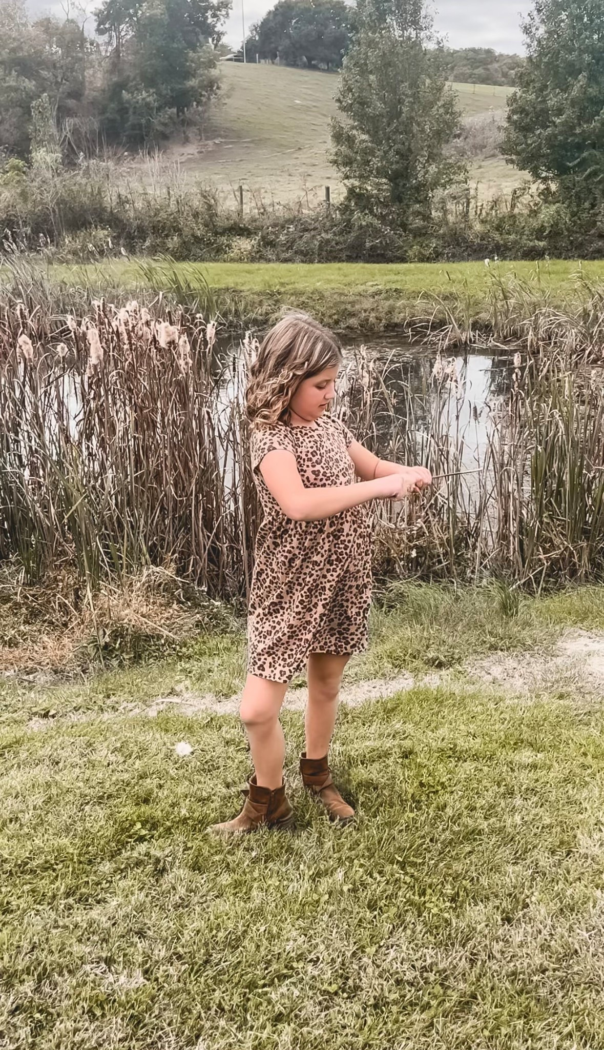 Such a sweet cheetah print dress to pair with some fall boots! My daughter also paired this match with a blue Jean jacket. Styling! 

#LTKFindsUnder50 #LTKKids #LTKSeasonal