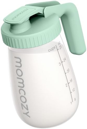 Momcozy Breast Milk Pitcher, Resistant to Heat and Cold Abrupt Temp Swings, No Leak Glass Breast ... | Amazon (US)