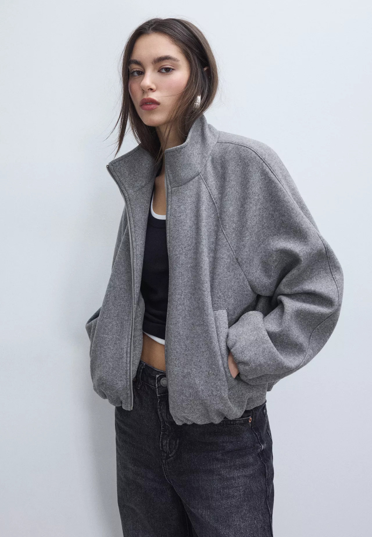 Bomberjacke mit weichem Griff - Mode für Damen | Stradivarius Deutschland | Stradivarius DE