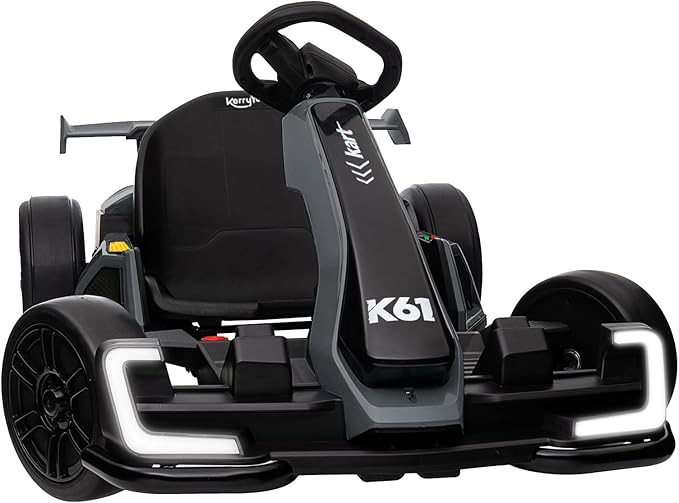 KerryYoo K61 Go Kart Electric Drift Kart with Length Adjustable Seat, 24V Outdoor Ride on Toy wit... | Amazon (US)