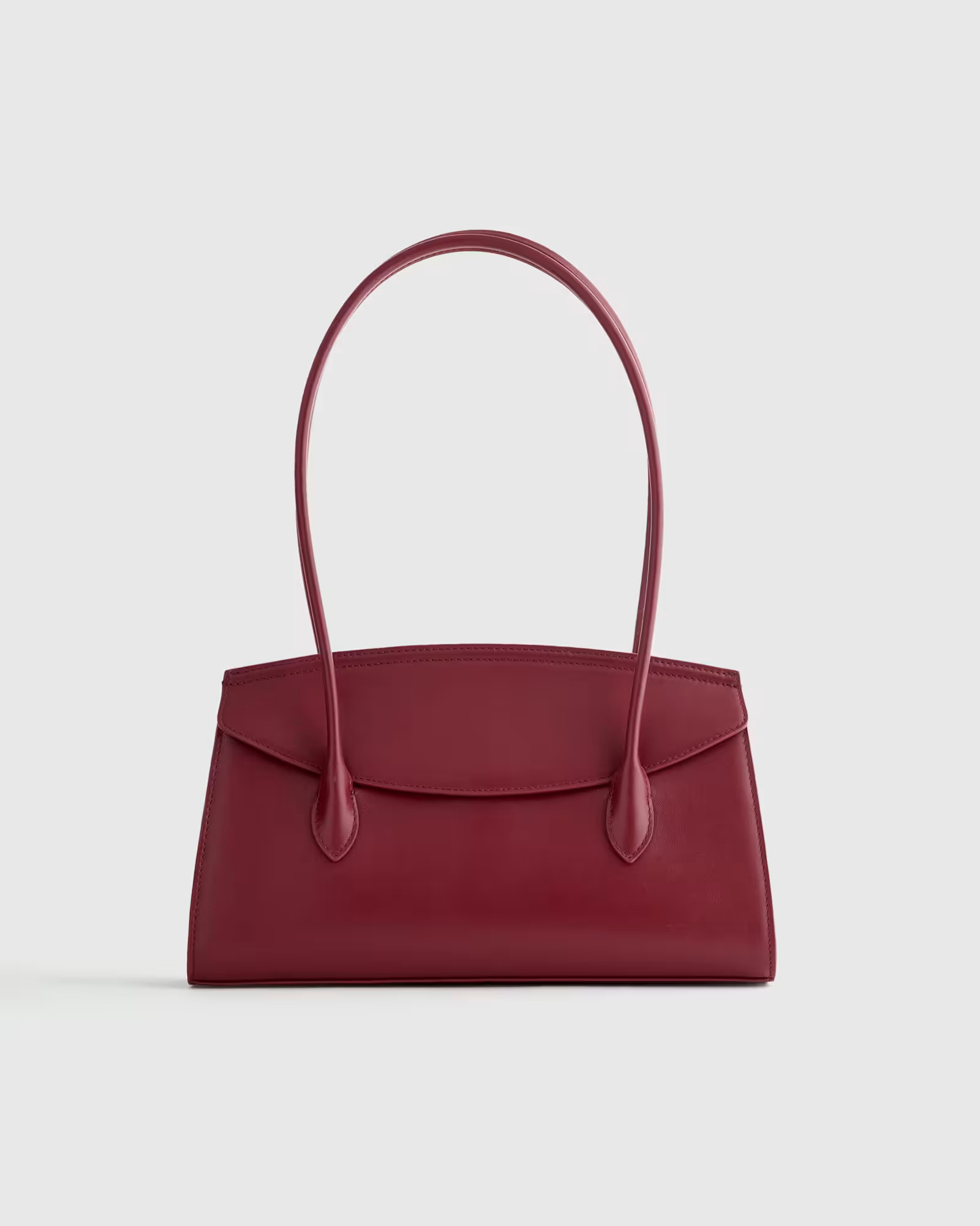 Italian Leather Double Strap Shoulder Bag | Quince