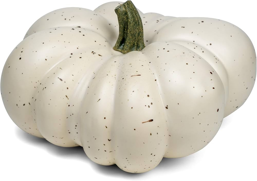 Decoración de espuma de calabaza artificial grande de 12 pulgadas, decoración de calabaza falsa... | Amazon (US)