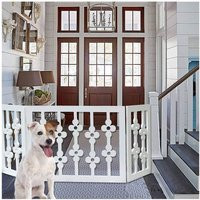 Small Dog Gate Adjustable Door Gate, Decorative Wooden Fence For To Medium Pets, Baby Stairs, Doorwa | Etsy (US)