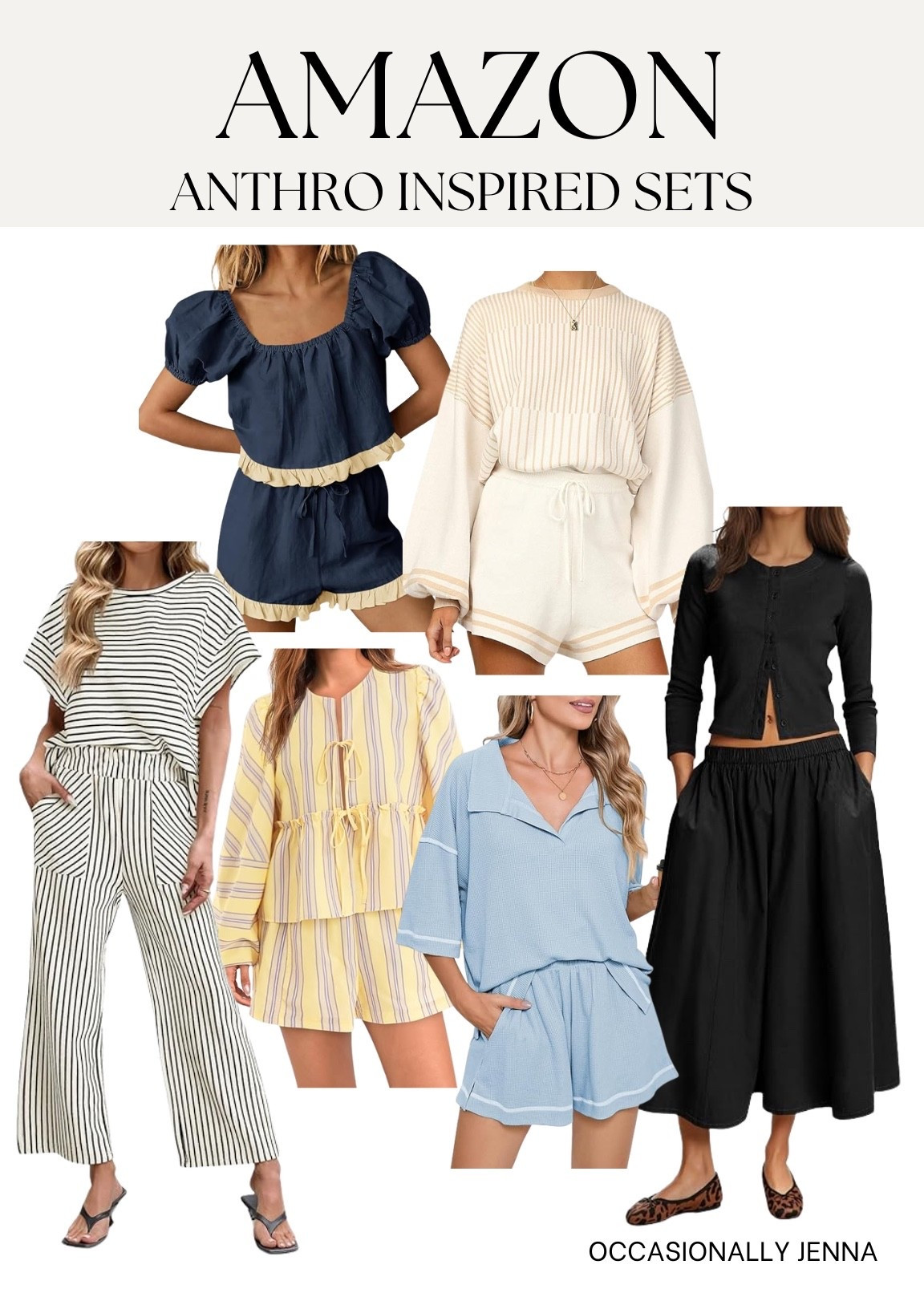 Anthropologie inspired sets on Amazon! 

#LTKootd #LTKgrwm