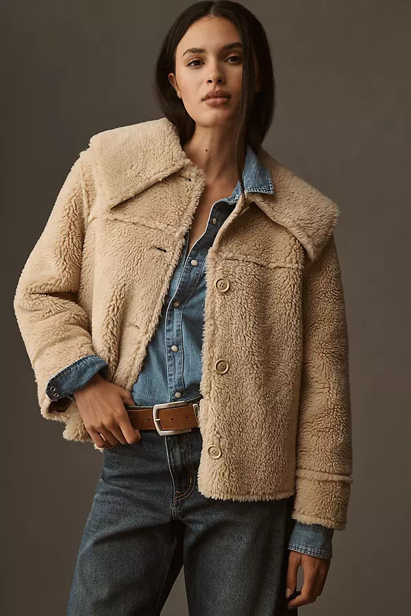 Rails Wesson Faux-Shearling Jacket | Anthropologie (US)