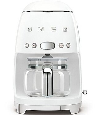 Smeg 50's Retro Drip Filter 10-Cup Coffee Maker - White | Dillard's