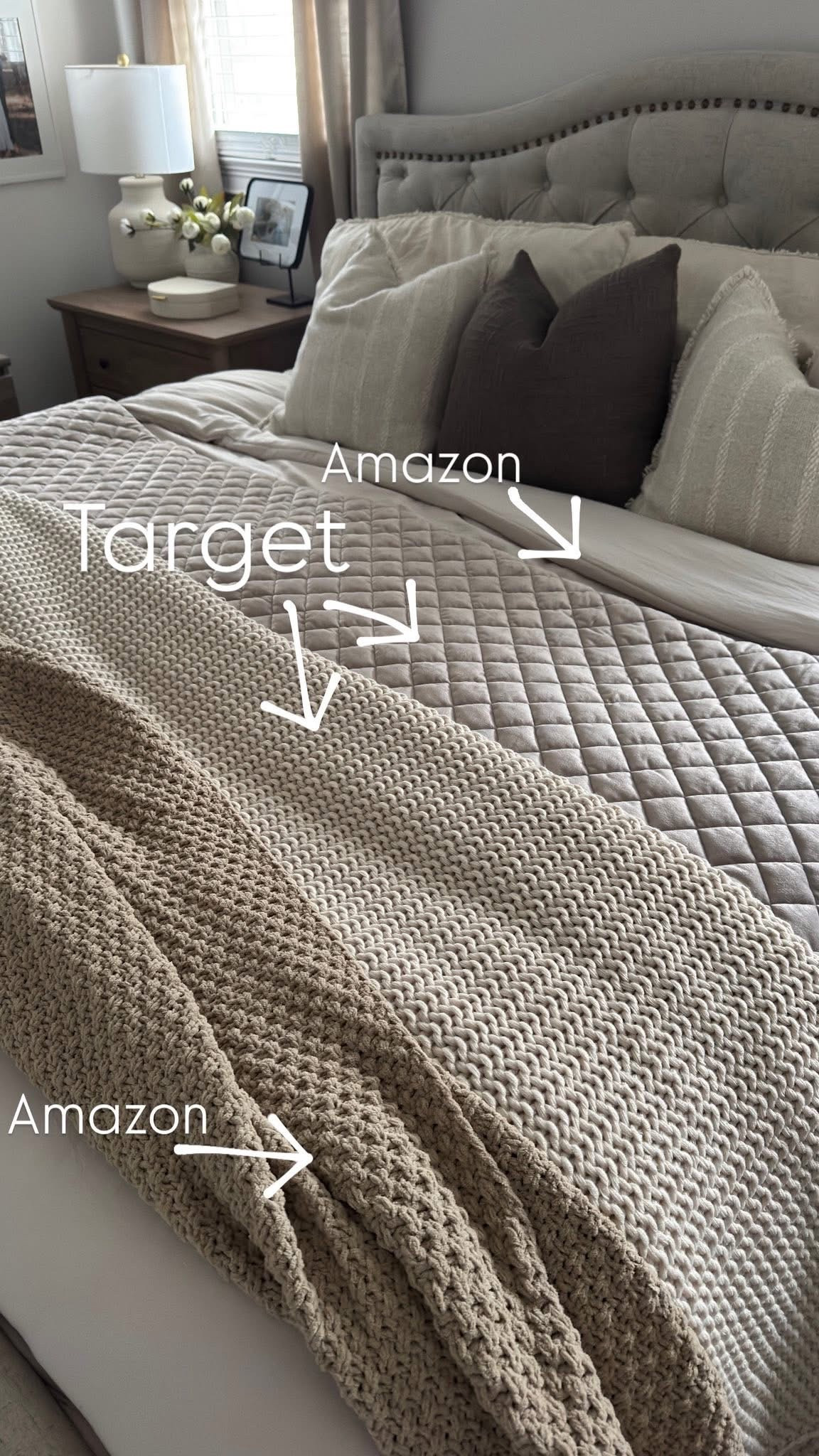 Neutral bedding inspo 

#LTKHome #LTKmomlife #LTKdayinmylife