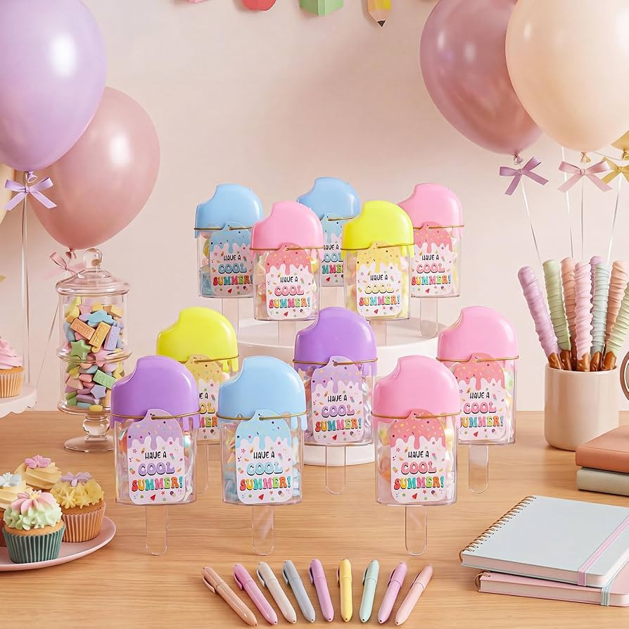 Thyle 24 Pcs Bitten Ice Pop Candy Containers End of Year Gifts Students Last Day of School Ice Cr... | Amazon (US)