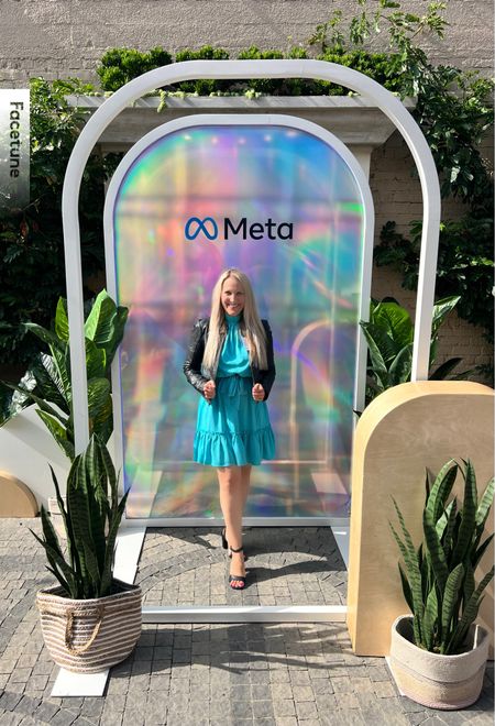 My fit for the Meta Instagram Screen Smart event last week!!! I received so many compliments on this dress, especially for the color! 👗 Perfect for vacation travel or other fun events! 

#LTKTravel #LTKSeasonal