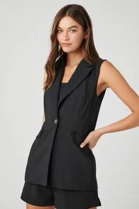 Notched Blazer Vest | Forever 21 (US)