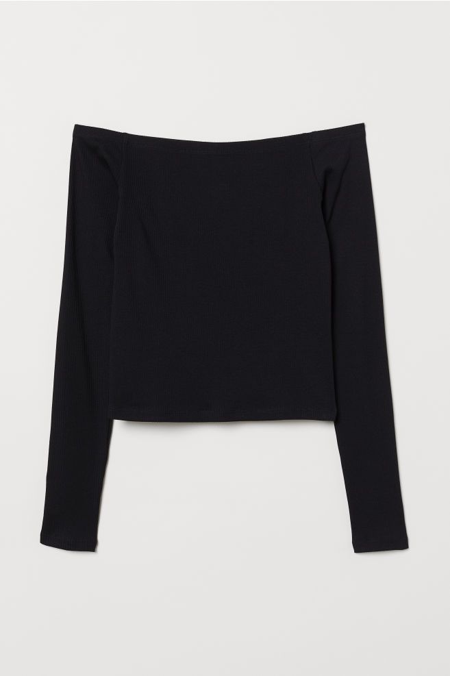 Off-the-shoulder top | H&M (UK, MY, IN, SG, PH, TW, HK)