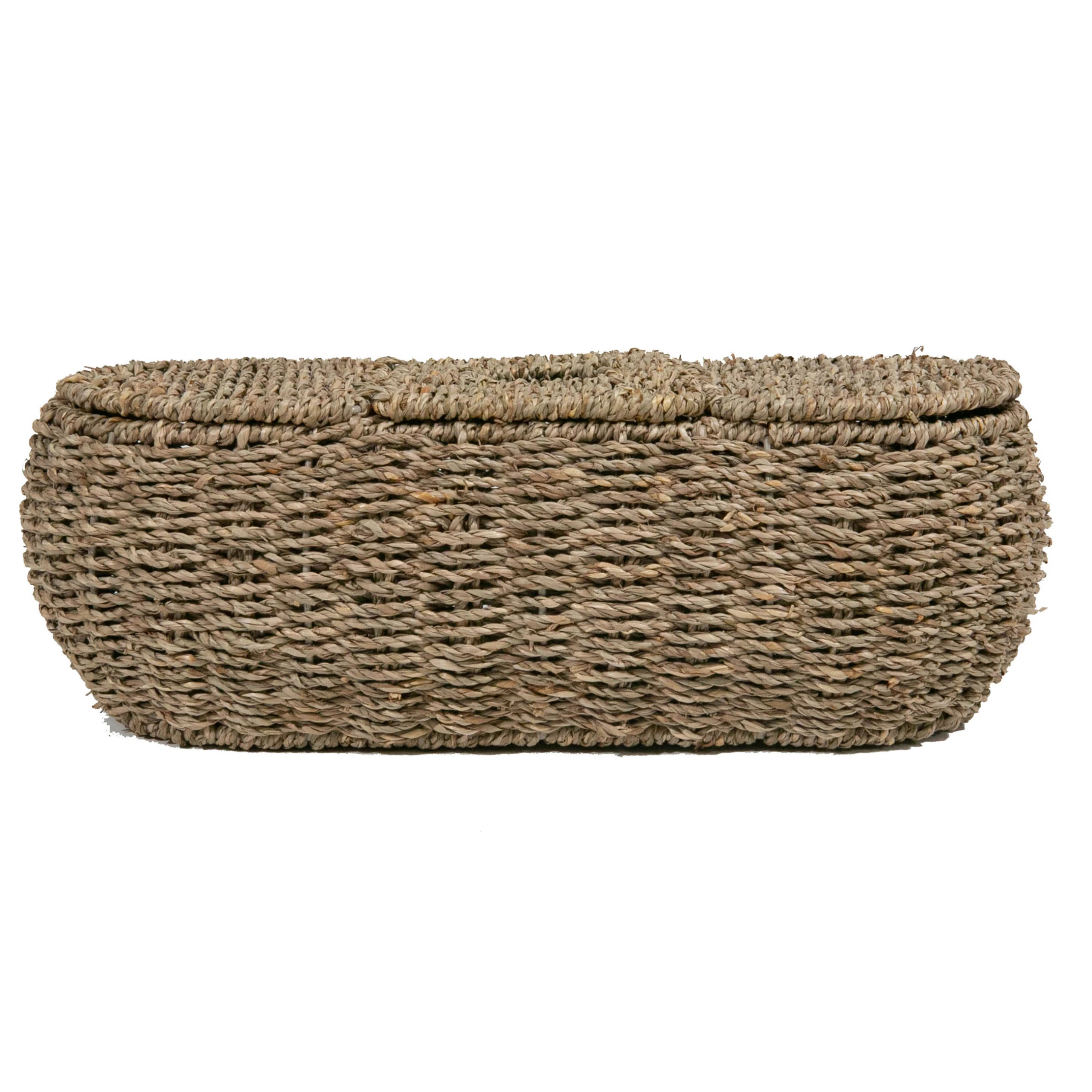 Hand Woven Seagrass Decorative Basket Set | Perigold