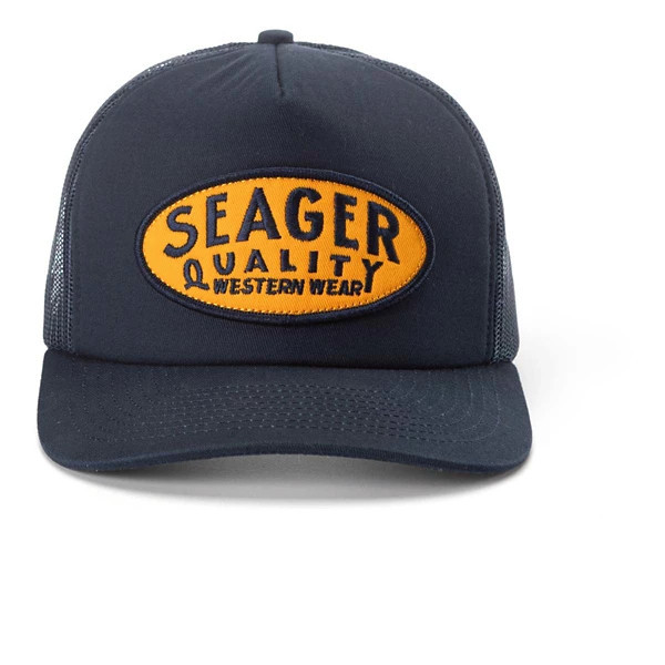 Men's Seager Co. Old Town Snapback Hat One Size Navy | Scheels