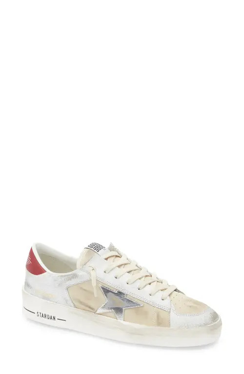 Golden Goose Stardan Sneaker in Marble/White/Red at Nordstrom, Size 9Us | Nordstrom