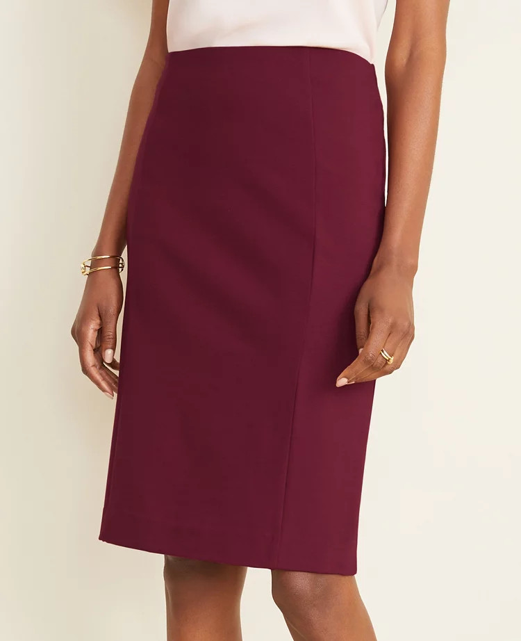Ponte Pencil Skirt | Ann Taylor (US)