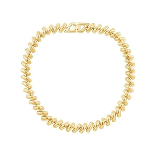 Amazon Essentials Chunky Bracelet, Yellow 23K Gold, 7.25 | Amazon (US)