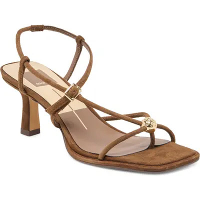Dolce Vita Mylee Heels Sandal in Cream Leather at Nordstrom, Size 6.5 | Nordstrom