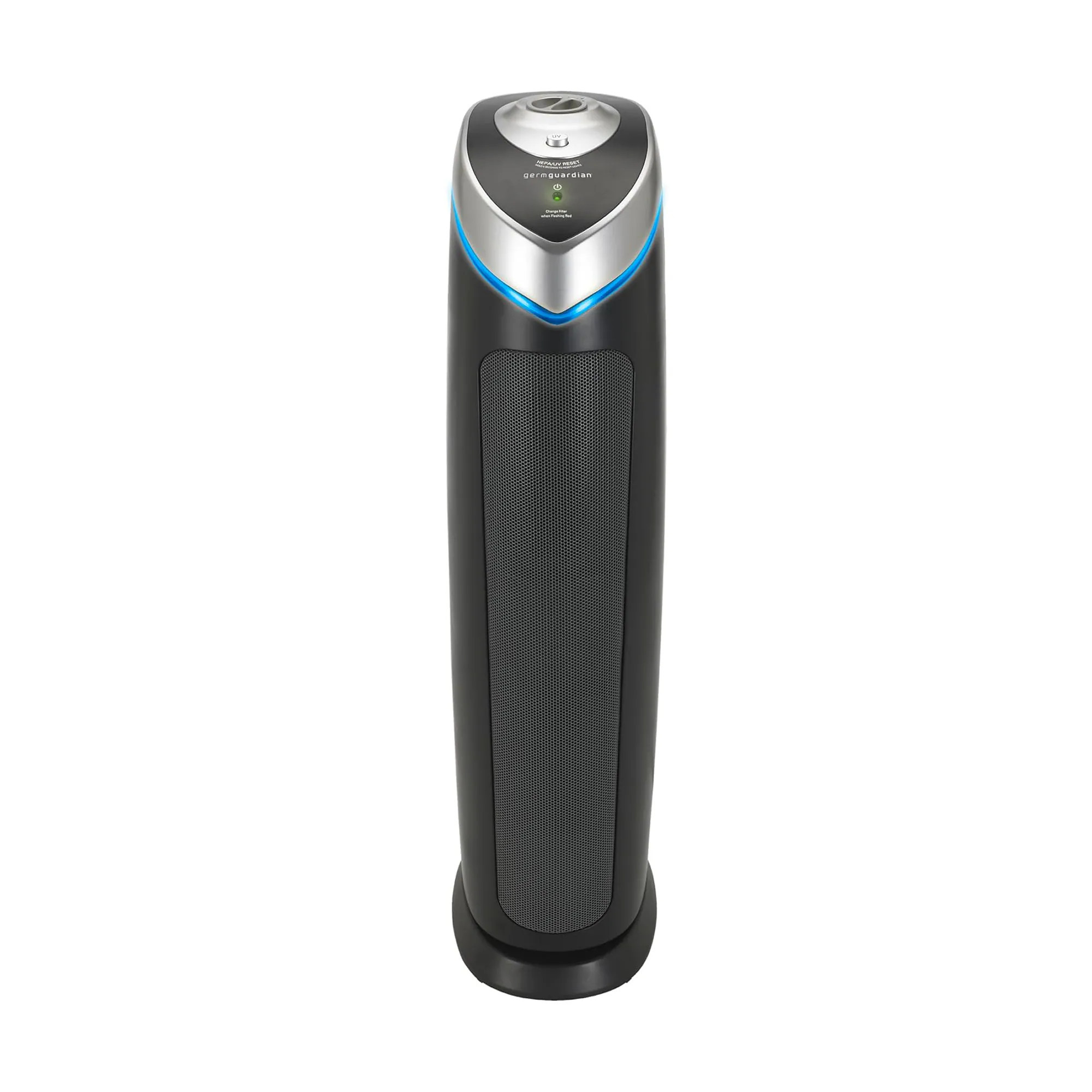 GermGuardian 3 -Speed Gray True HEPA and UV Air Purifier (Covers: 915-sq ft ) | AC5000 | Lowe's