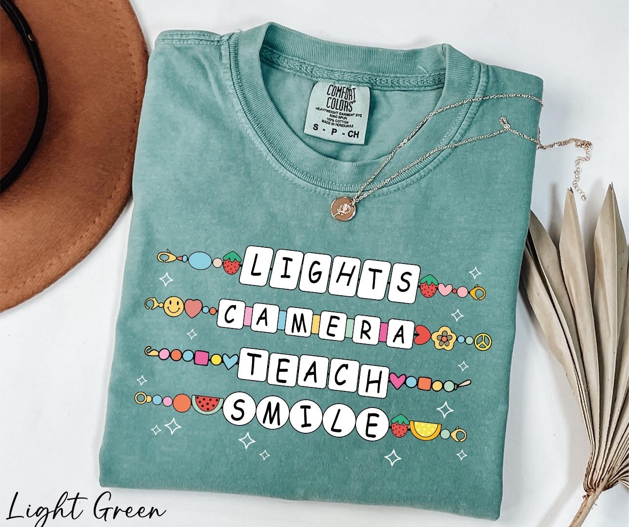 50% off 🎉

Comfort Colors® Lights Camera Teach Smile Shirt, School Tee, Teacher Shirt, Back to School Shirt, First Day of School Tee, Gift for Teacher

#LTKSaleAlert #LTKStyleTip