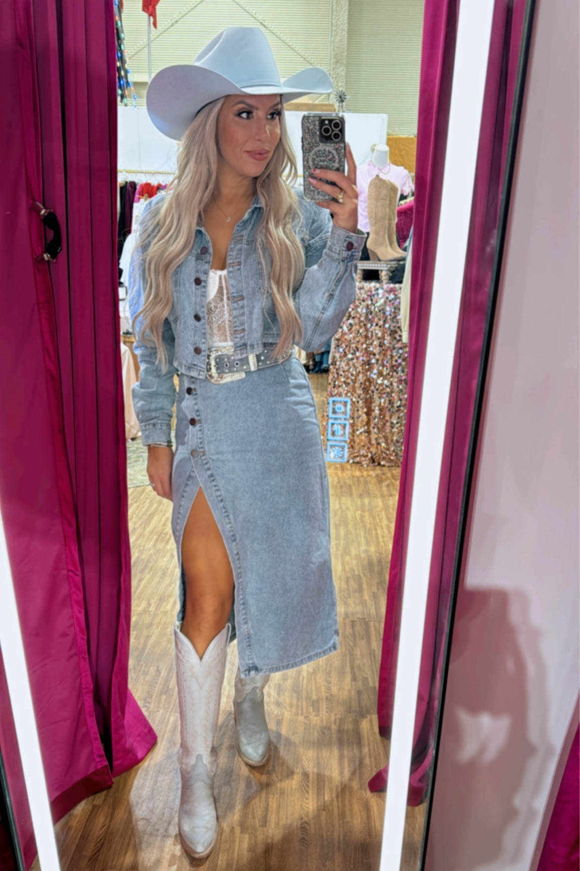 Denim set, denim, country, rodeo, outfit, winter outfit 

#LTKSeasonal #LTKSpringSale #LTKstyletip