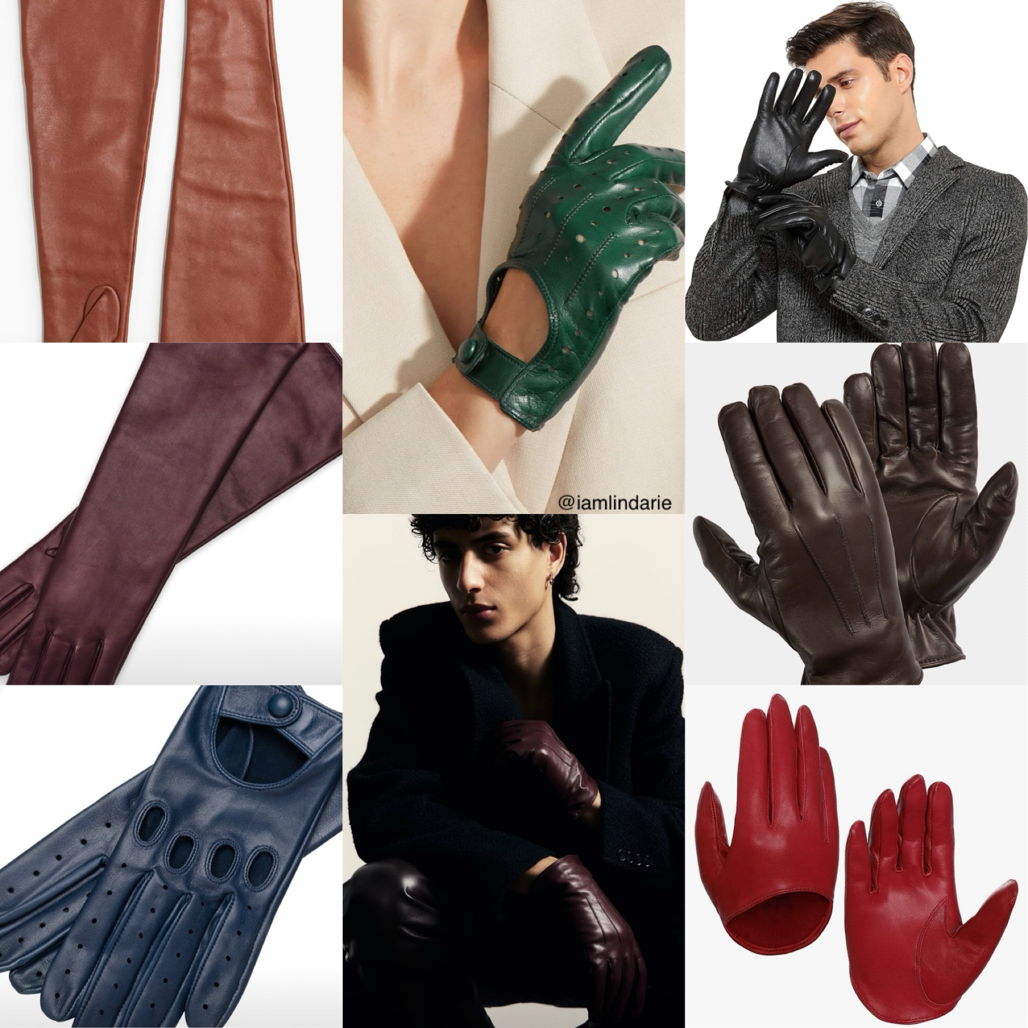 Men and Women’s Leather Gloves