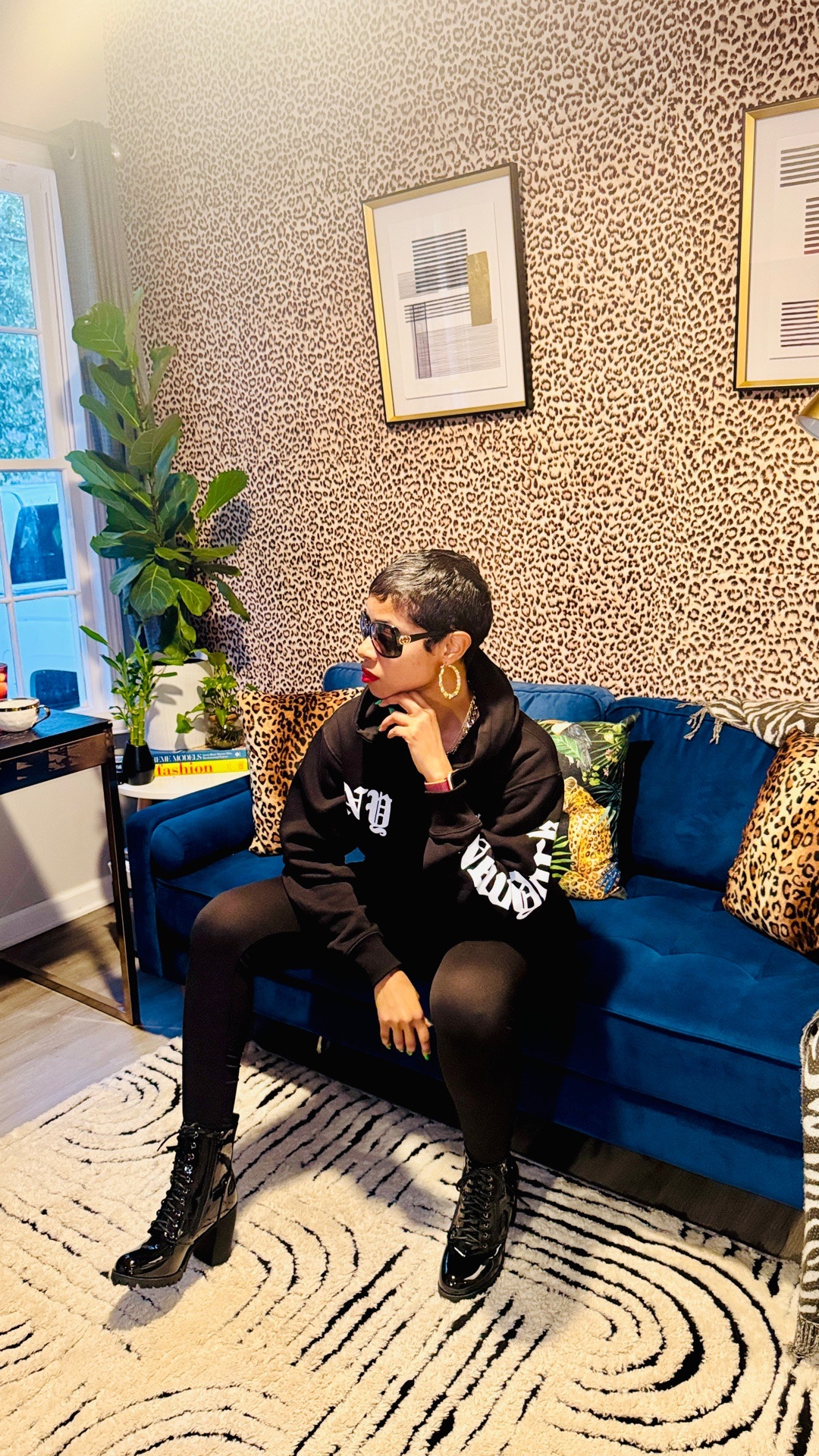 I got this fit from fashion nova and love how comfortable it is. I wear a size small on tops and bottoms. Gucci shades pulls it together for that sexy cool my vibe look. 

#LTKWorkwear #LTKgrwm #LTKootd