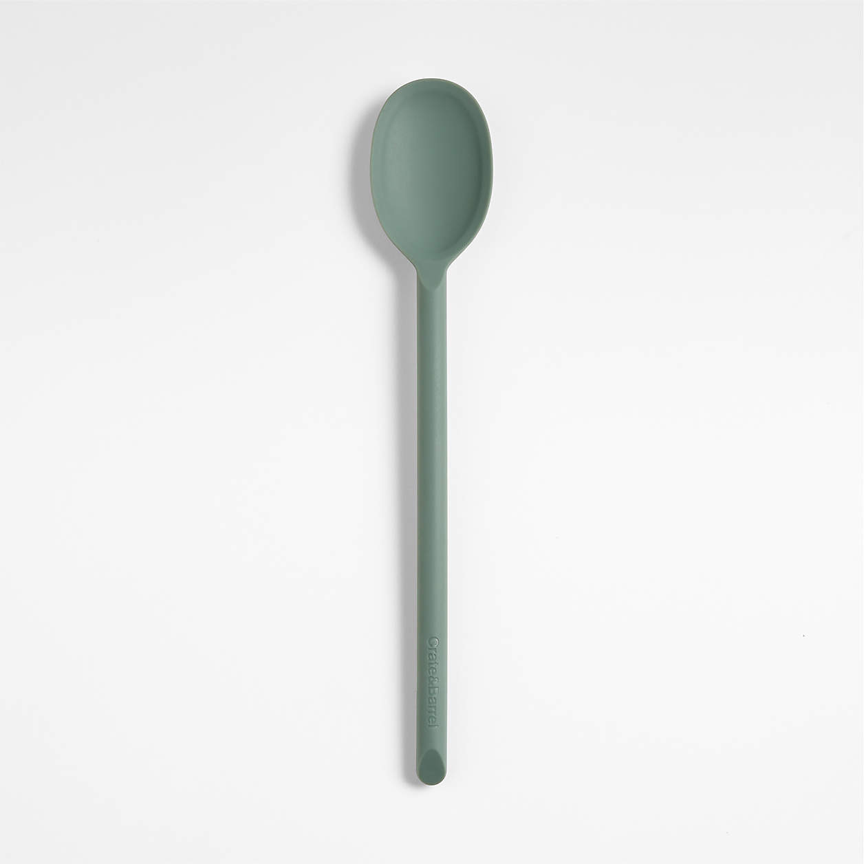 Crate & Barrel Thyme Green Silicone Spoon + Reviews | Crate & Barrel | Crate & Barrel