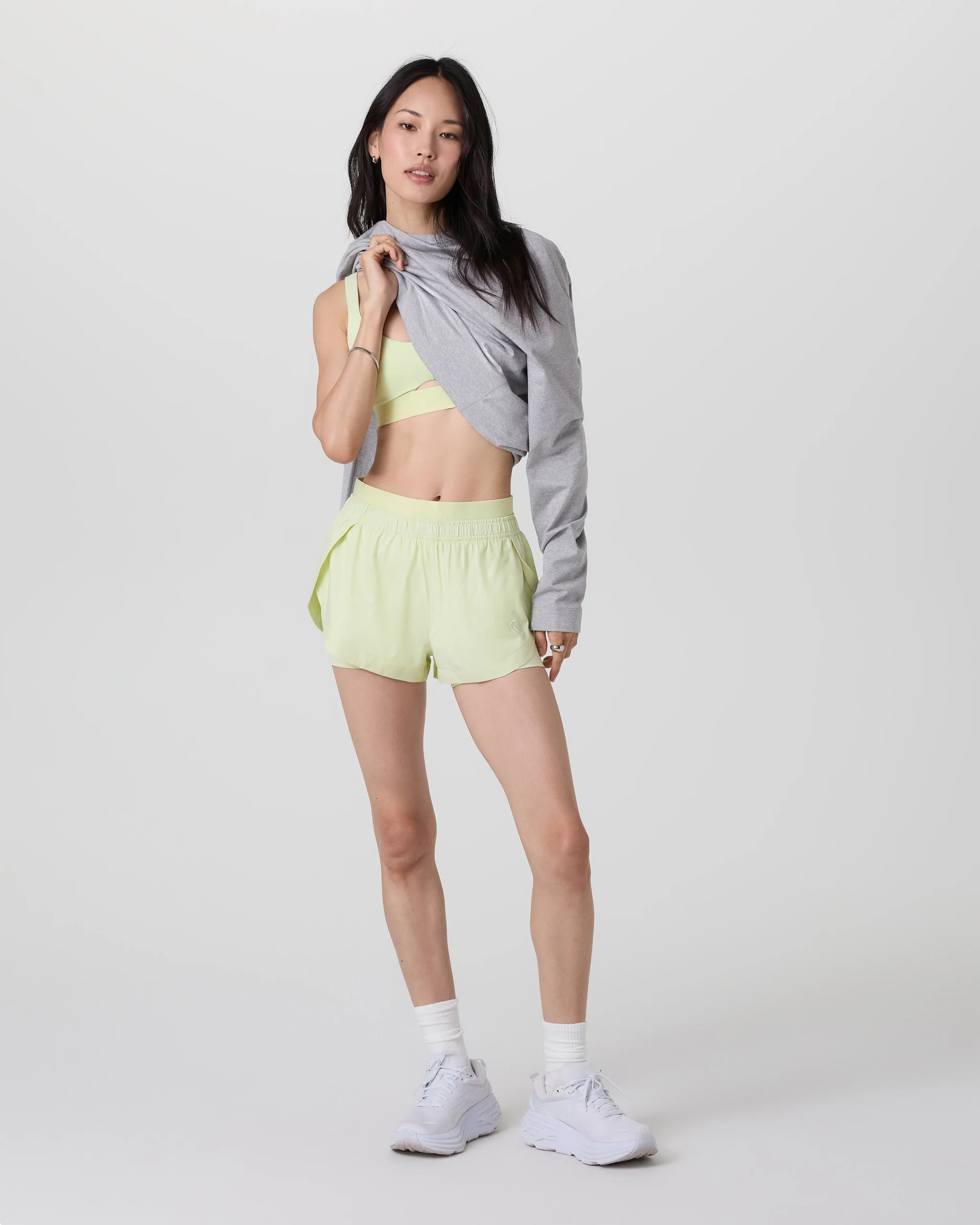 Luna Short 2" | Women's Lemongrass Running Shorts | Vuori | Vuori Clothing (US & Canada)