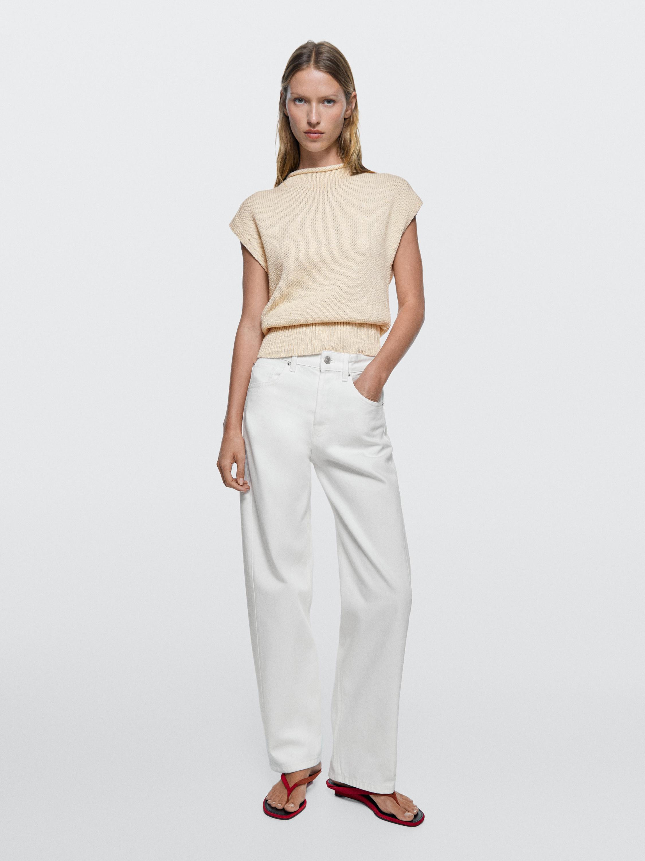 Mid-rise balloon fit jeans | Massimo Dutti UK