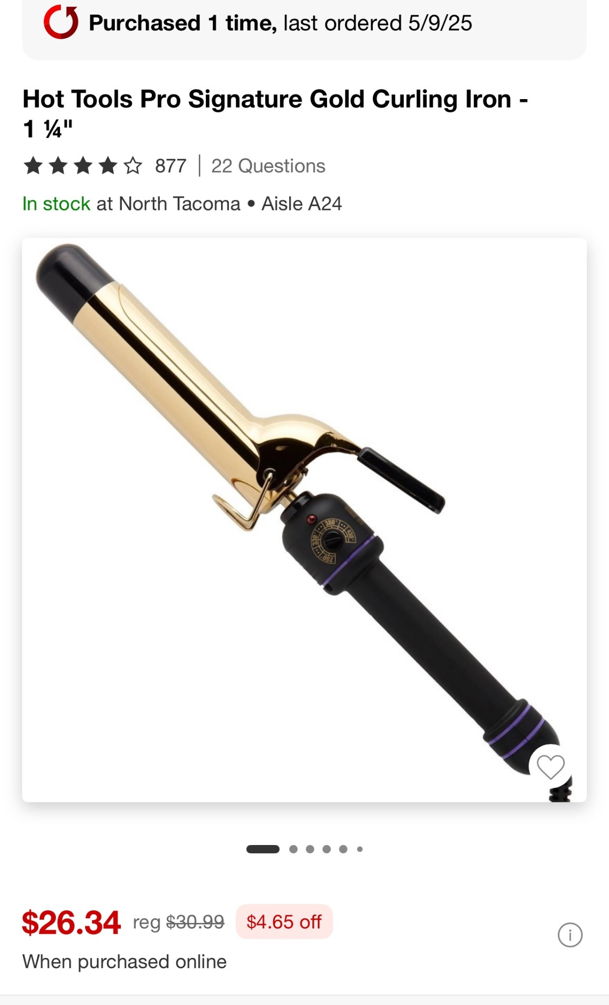 If you’ve been looking for a good curling iron, I recently got this one and it’s perfect. I used to have a tiny barrel one when I was a teen from this brand and it worked amazing and lasted forever. They have precise temperature control so you can choose how much heat you’re using. Curls last days for me and works quick too. On sale. I bought mine for $38 in Seattle but online with memorial day sales it’s much cheaper. 

#LTKGiftGuide #LTKSaleAlert #LTKFindsUnder50