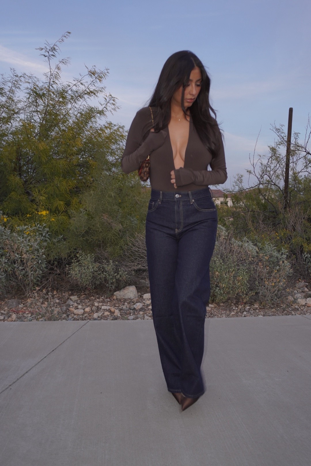 Jeans
Dark Denim 
Bodysuit
Brown pumps
Date night outfit 
Dinner date outfit
Happy hour outfit ideas
Winter fashionn

#LTKOver40 #LTKootd #LTKSeasonal