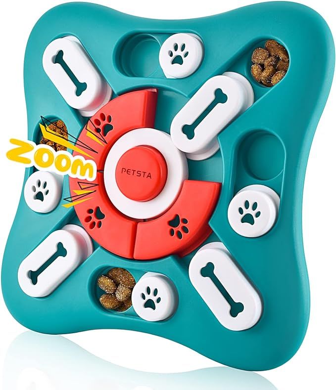 Dog Puzzle Toys, Squeaky Treat Dispensing Dog Enrichment Toys for IQ Training and Brain Stimulati... | Amazon (US)