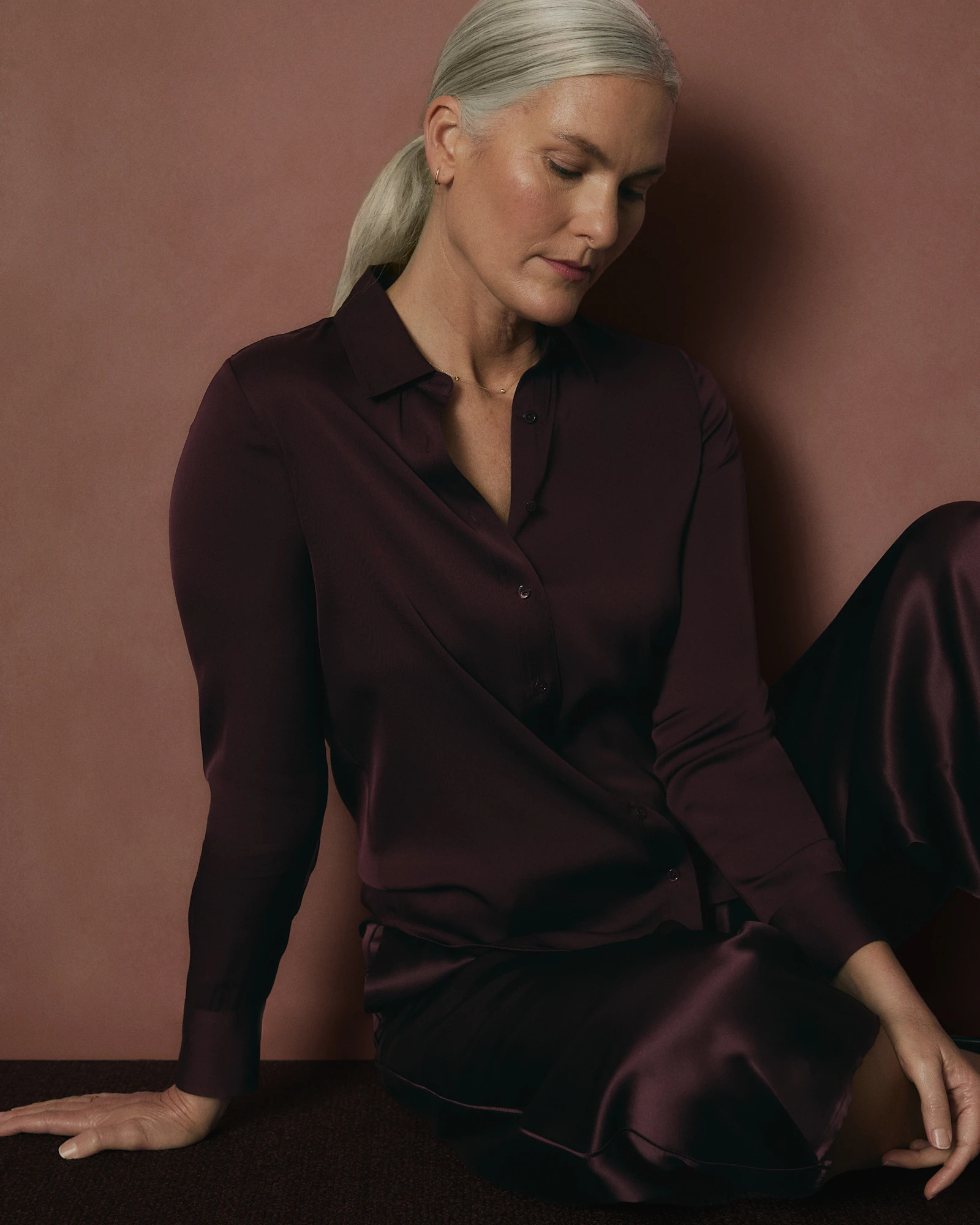Washable Stretch Silk Blouse | Quince