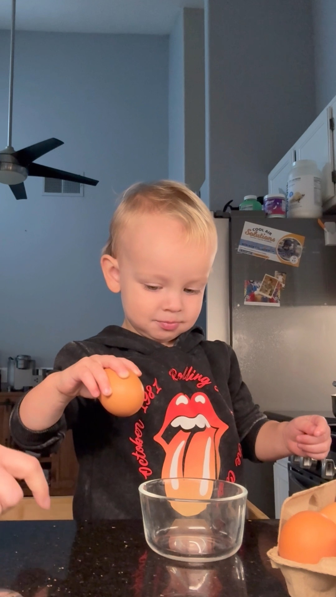 Slow mornings + tiny hands 🤍 Making breakfast with my 19-month-old in his little Rolling Stones set from Walmart 🥣☕️

#LTKfamily #LTKhome #LTKbaby #LTKmoms #LTKunder50 #walmartfinds #rollingstonesbaby #toddlermusthaves #momlife #momhacks #breakfastwithbaby #toddlerbreakfast #morningroutine #momstyle #momcontentcreator #momtok #toddlermomlife

#LTKBaby #LTKFamily #LTKKids
