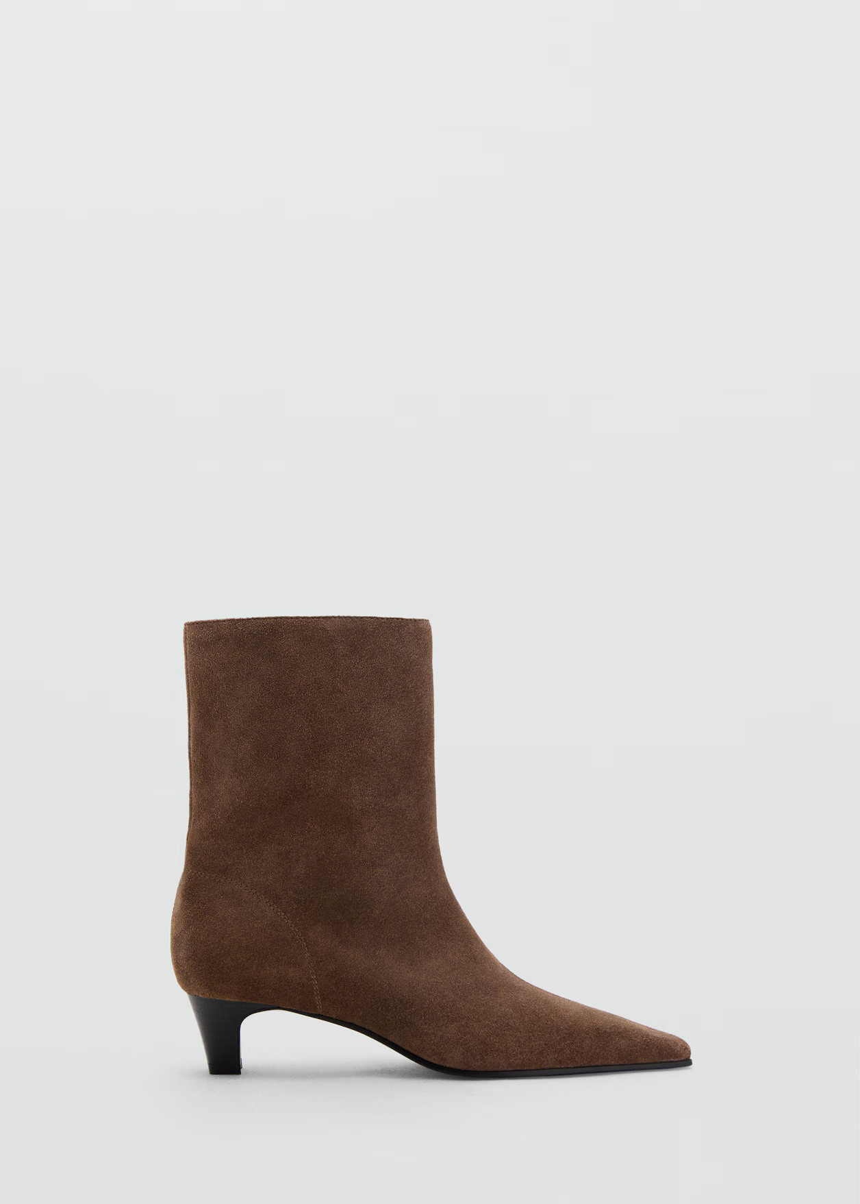 Suede leather ankle boots | MANGO (UK)
