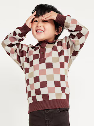 Long-Sleeve Collared Sweater for Toddler Boys | Old Navy (US)