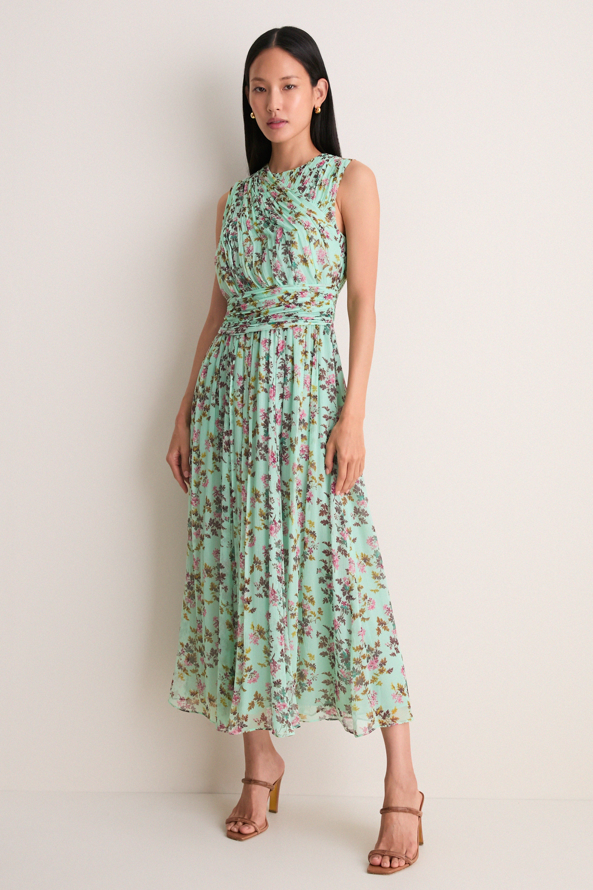 Opaline Celestina Sleeveless Silk Dress | Tuckernuck (US)