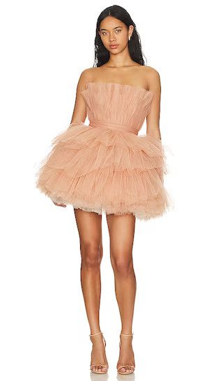 Anna Tiered Dress | Nude Dress | Tan Dress | Beige Dress | Neutral Dress Neutral Spring Dress Outfit | Revolve Clothing (Global)