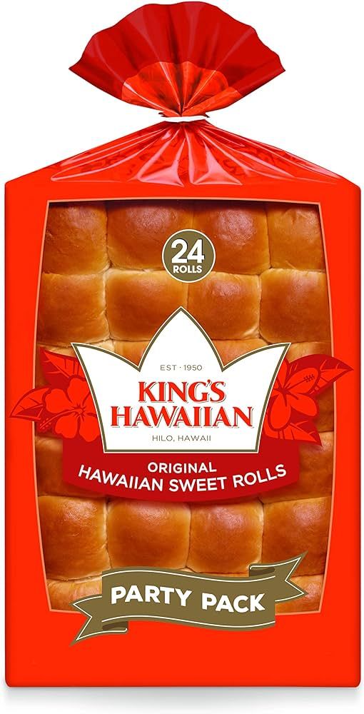 King's Hawaiian Original Hawaiian Sweet Rolls, 24 Count | Amazon (US)