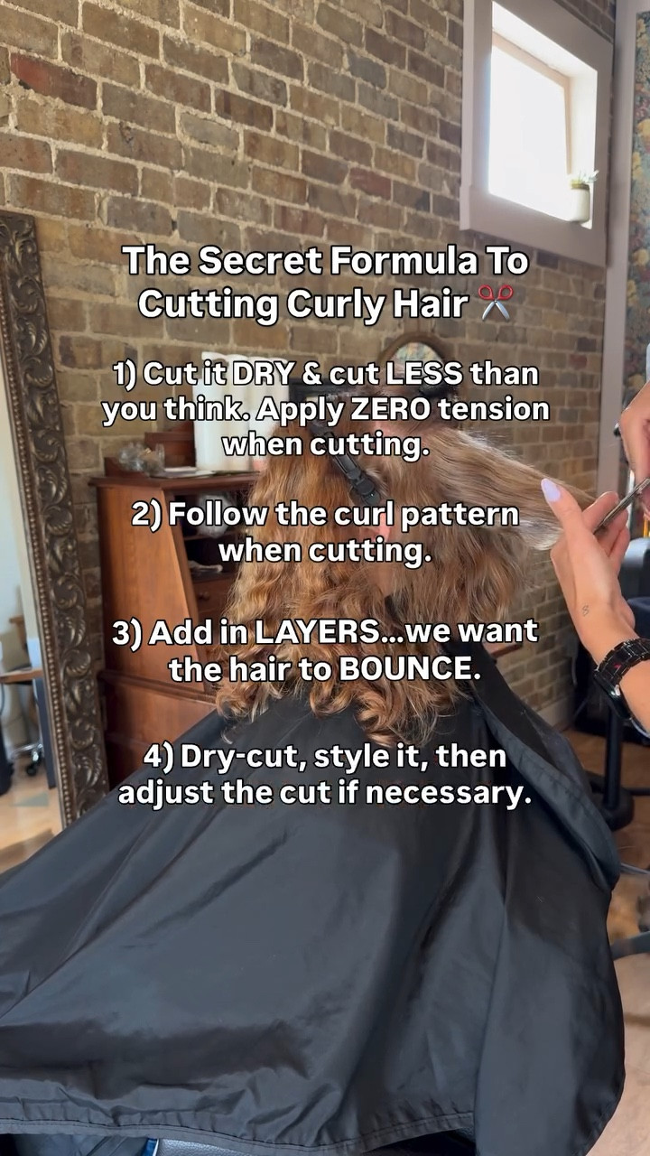 If you’ve ever wondered why a standard hair cut turns out so much different from a curly hair cut, it’s because the technique is SO different!

By cutting dry and working WITH the curls instead of using tension, you’ll get the most out of your natural hair and a shape you could never achieve without a tailored cut for your specific curls.

Have you ever gotten a curly hair cut? If so, how different was it from other cuts you’ve gotten?
.
.
.
#cuttingcurlyhairtips
#curlyhairtips
#howtocutcurls
#curlspecialist
#tipsandtricksforcurls