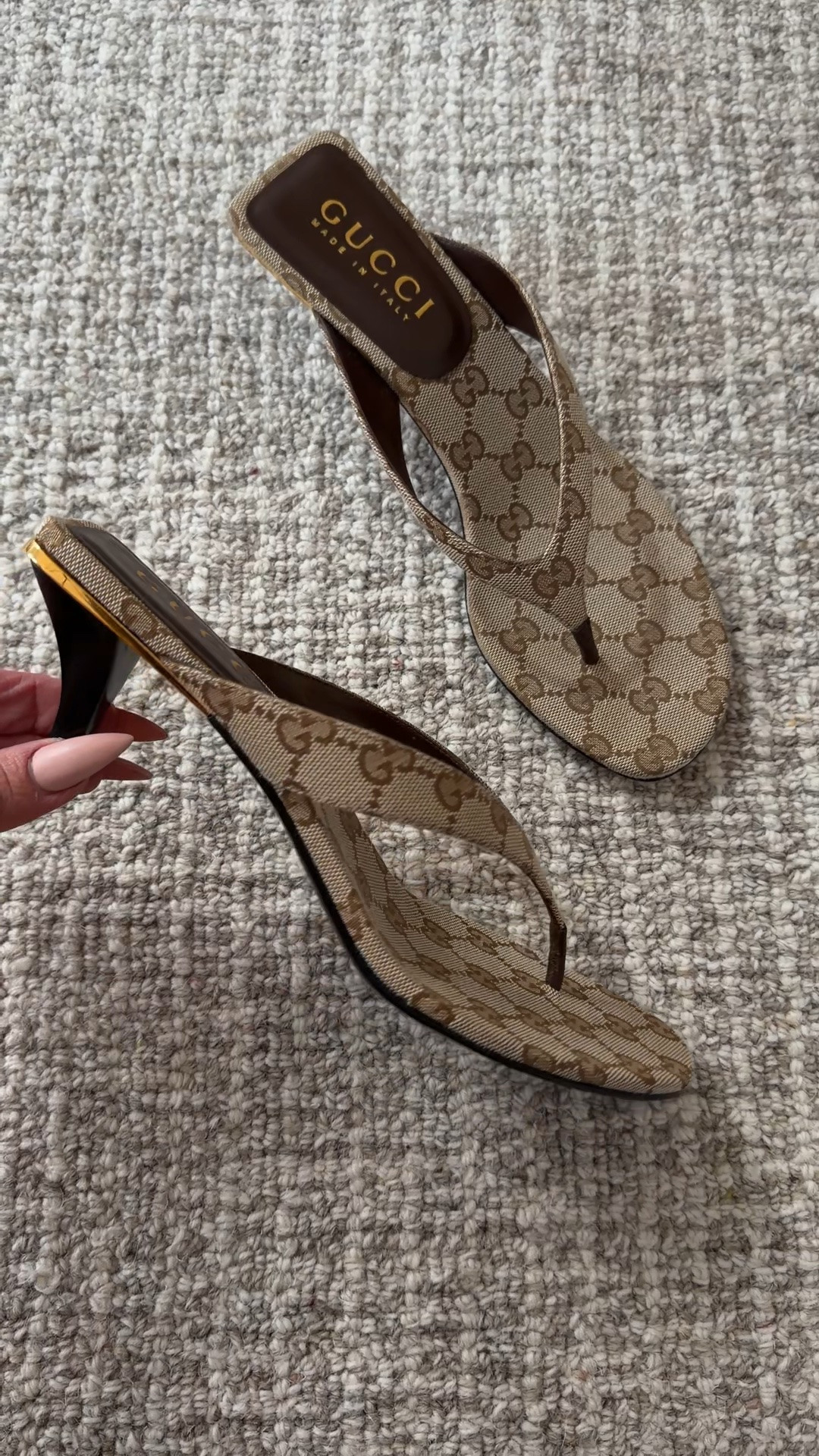 One of my favorite summer splurges ..runs tts, Gucci thong kitten heel sandals

#LTKSeasonal #LTKOver40 #LTKootd