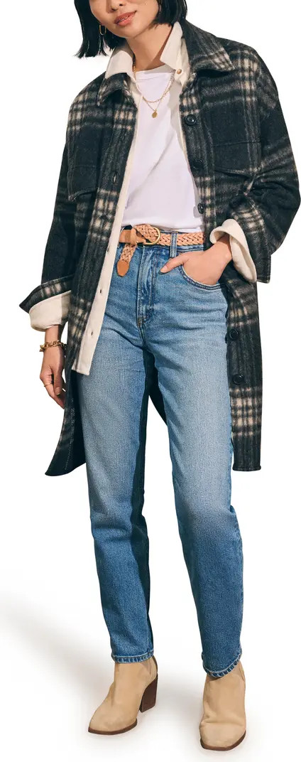 Cornwall Plaid Longline Jacket | Nordstrom Rack