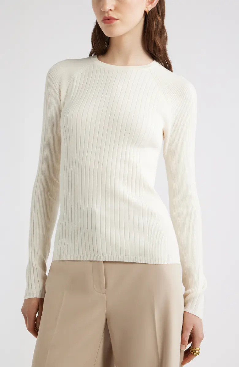 Rib Wool Blend Sweater | Nordstrom