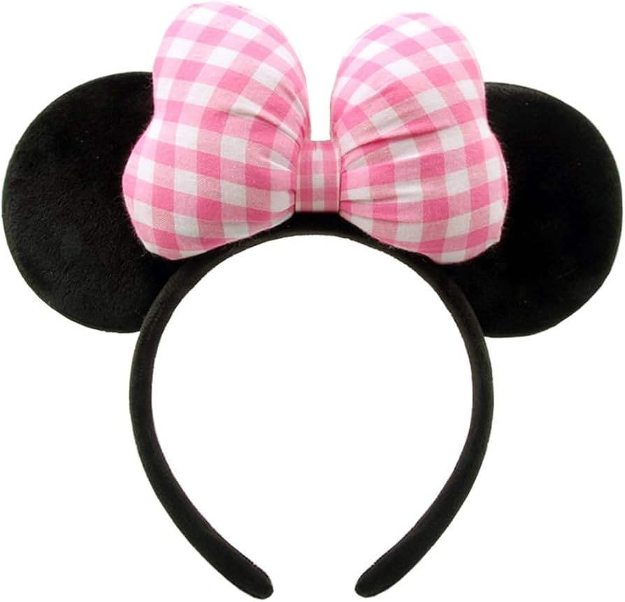 3D Mouse Sequin Ears Headband, Glitter Sequin Bow Hairbands Costume Headwear Hairs Accessories fo... | Amazon (US)